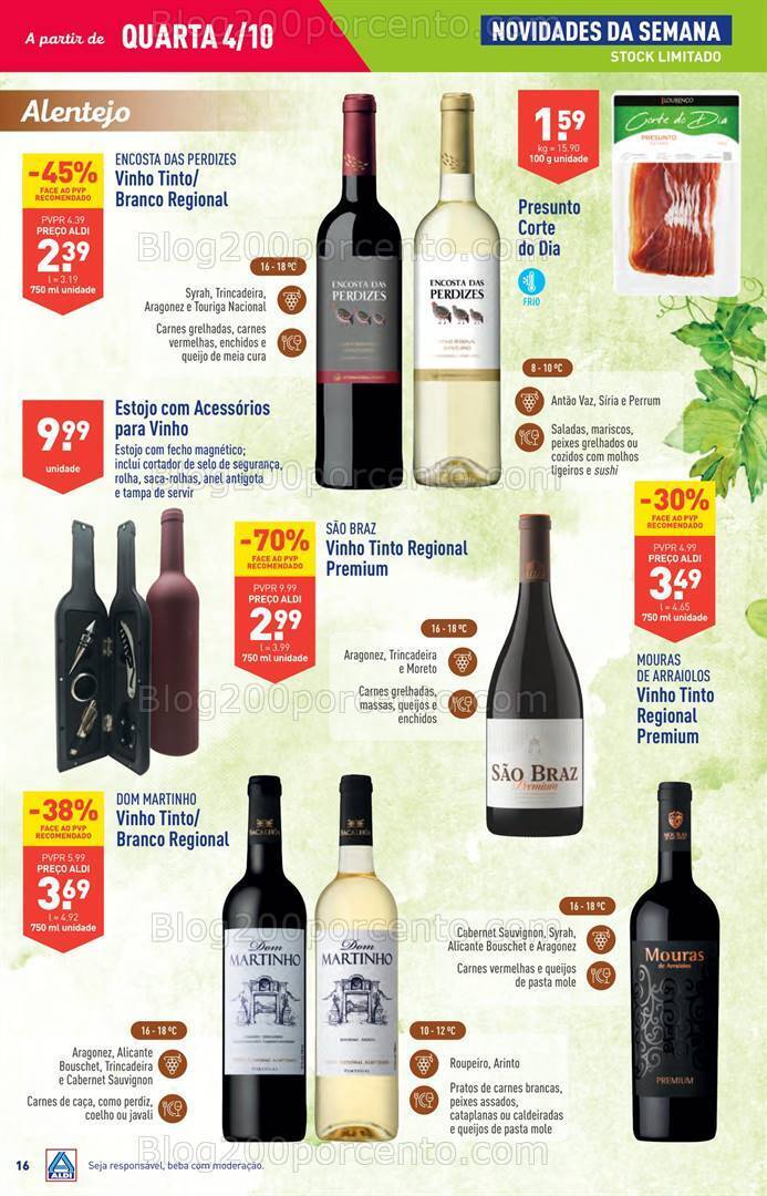 Antevisão Folheto ALDI Promoções de 4 a 10 outubro