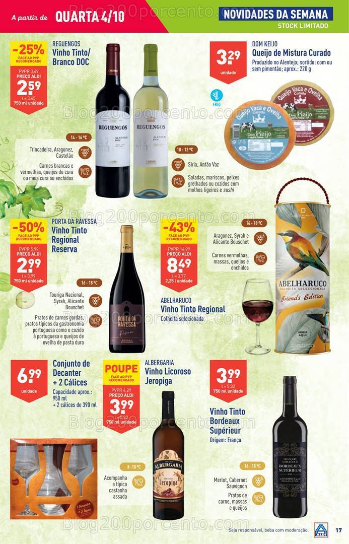Antevisão Folheto ALDI Promoções de 4 a 10 outubro