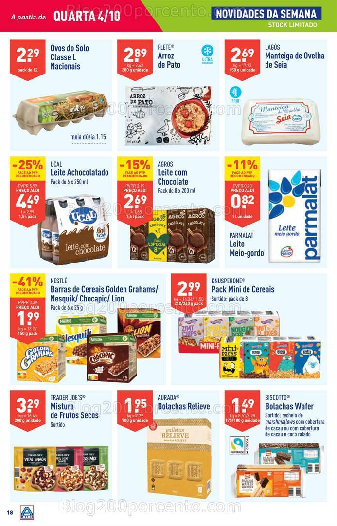 Antevisão Folheto ALDI Promoções de 4 a 10 outubro