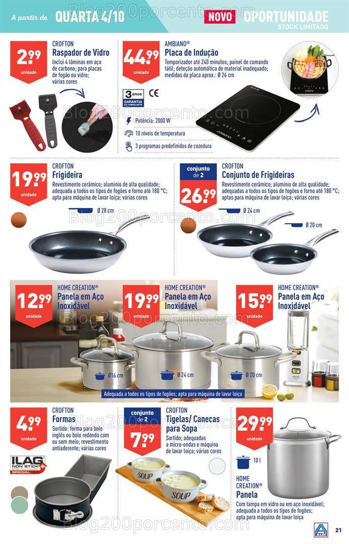 Antevisão Folheto ALDI Promoções de 4 a 10 outubro