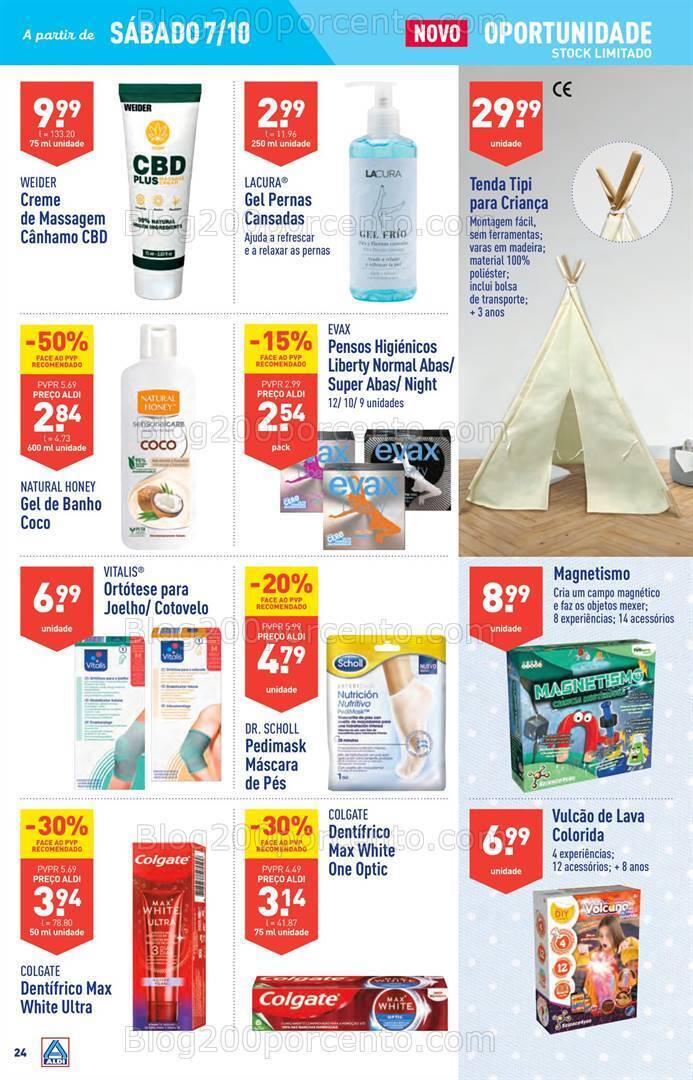 Antevisão Folheto ALDI Promoções de 4 a 10 outubro