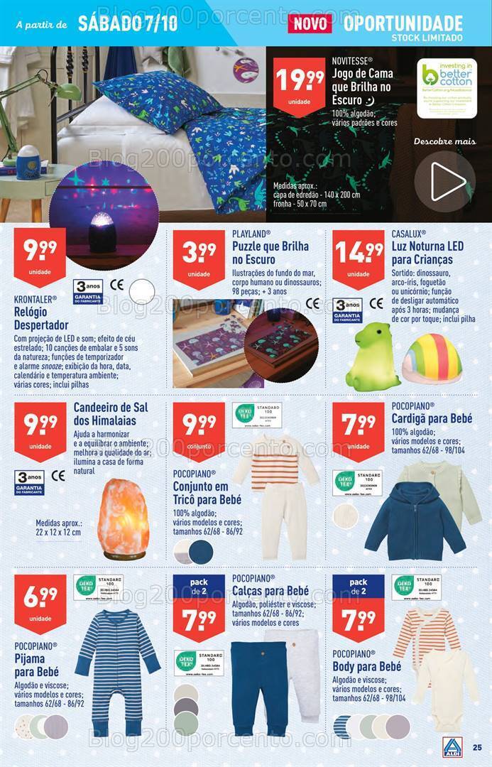 Antevisão Folheto ALDI Promoções de 4 a 10 outubro