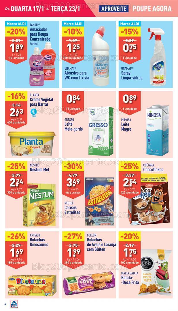 Antevisão Folheto ALDI Promoções de 17 a 23 janeiro