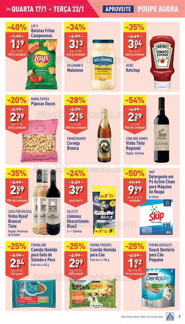 Antevisão Folheto ALDI Promoções de 17 a 23 janeiro