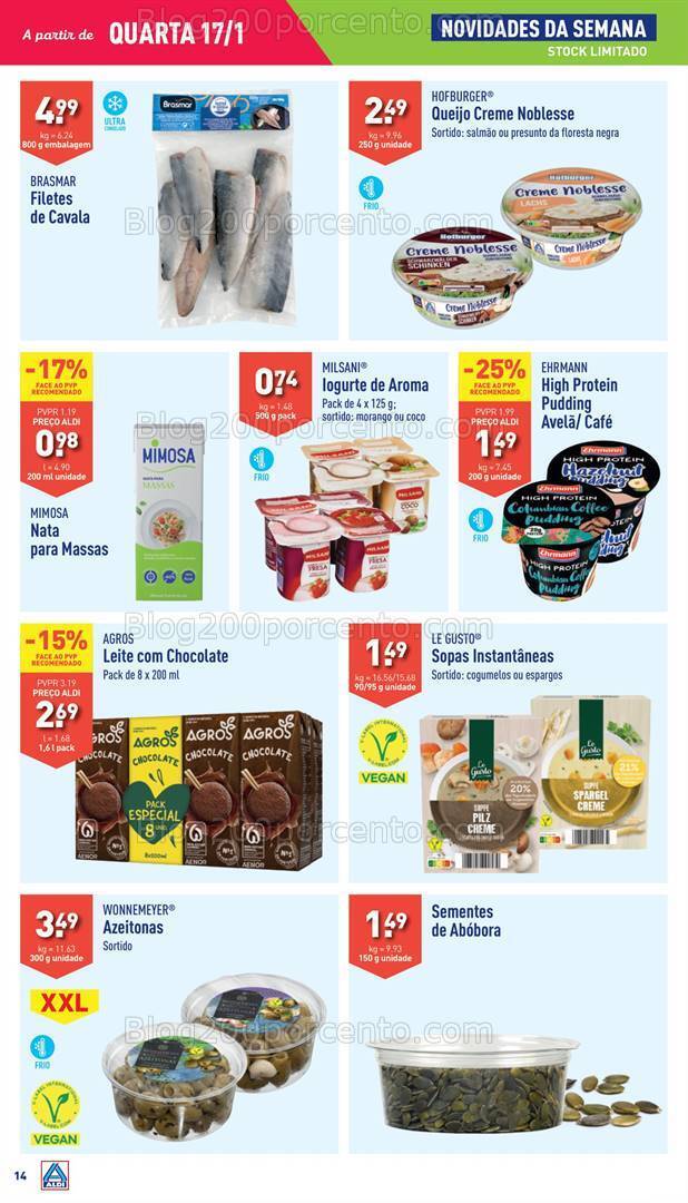 Antevisão Folheto ALDI Promoções de 17 a 23 janeiro