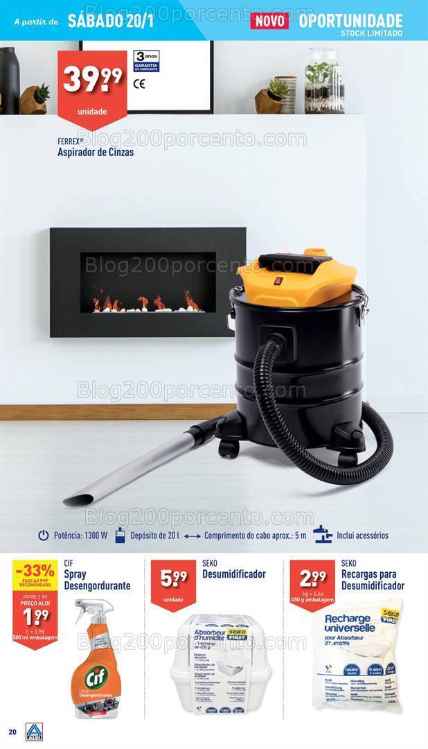 Antevisão Folheto ALDI Bazar Promoções a partir de 21 janeiro