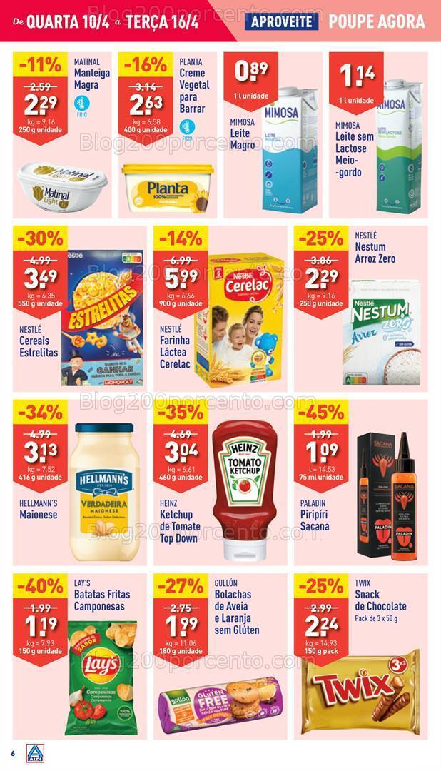 Antevisão Folheto ALDI Promoções de 10 a 16 abril