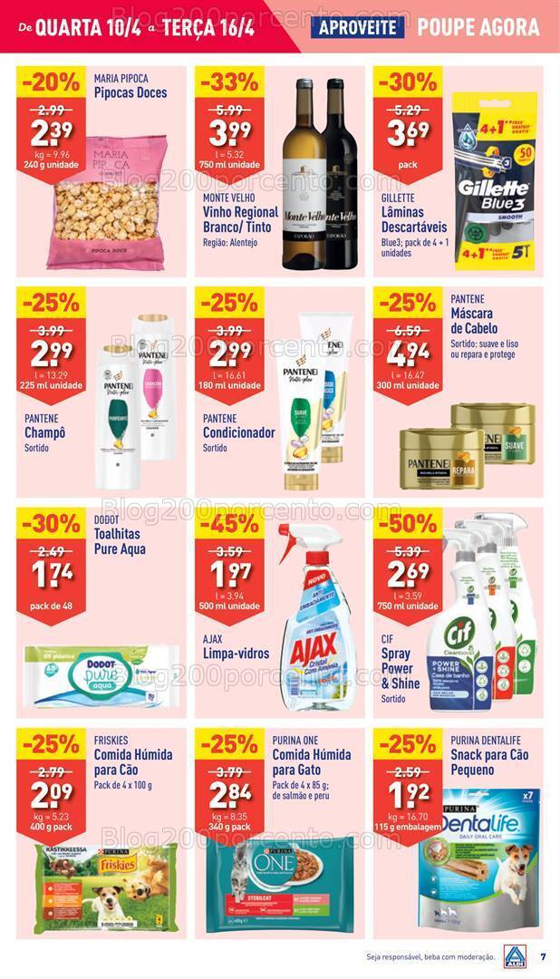 Antevisão Folheto ALDI Promoções de 10 a 16 abril