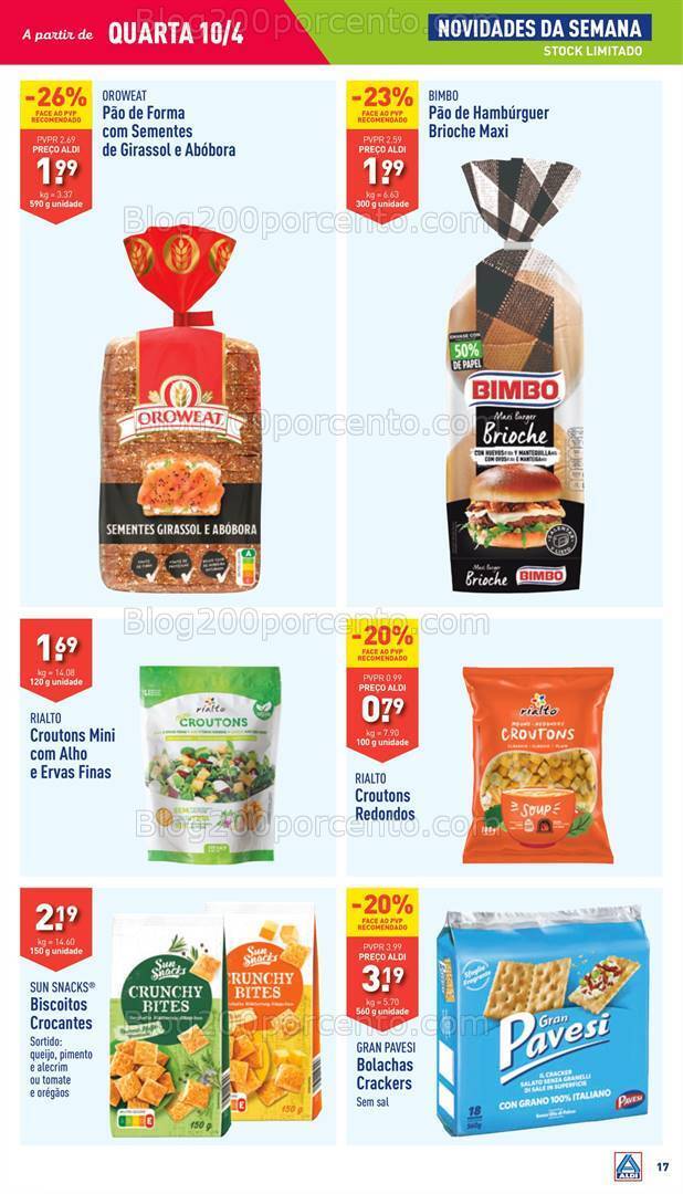 Antevisão Folheto ALDI Promoções de 10 a 16 abril