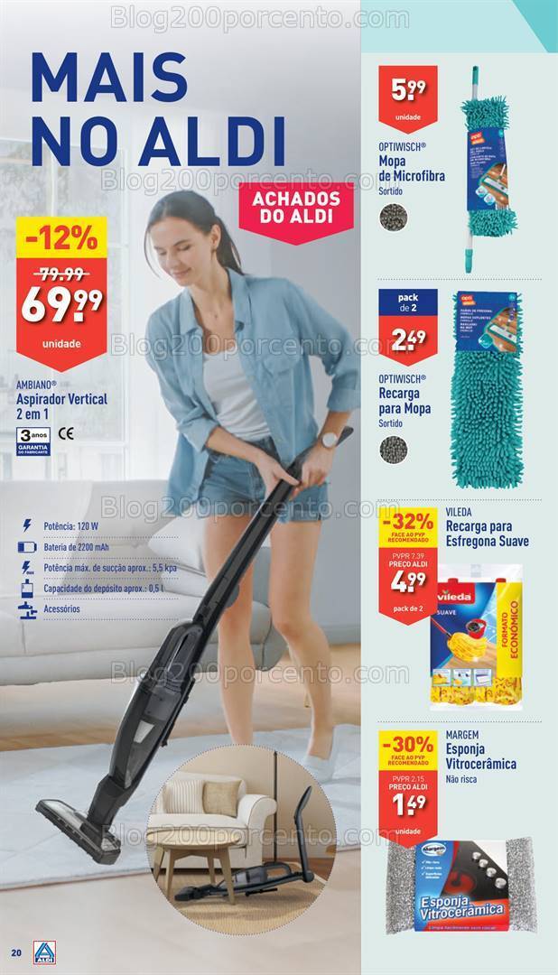 Antevisão Folheto ALDI Promoções de 10 a 16 abril