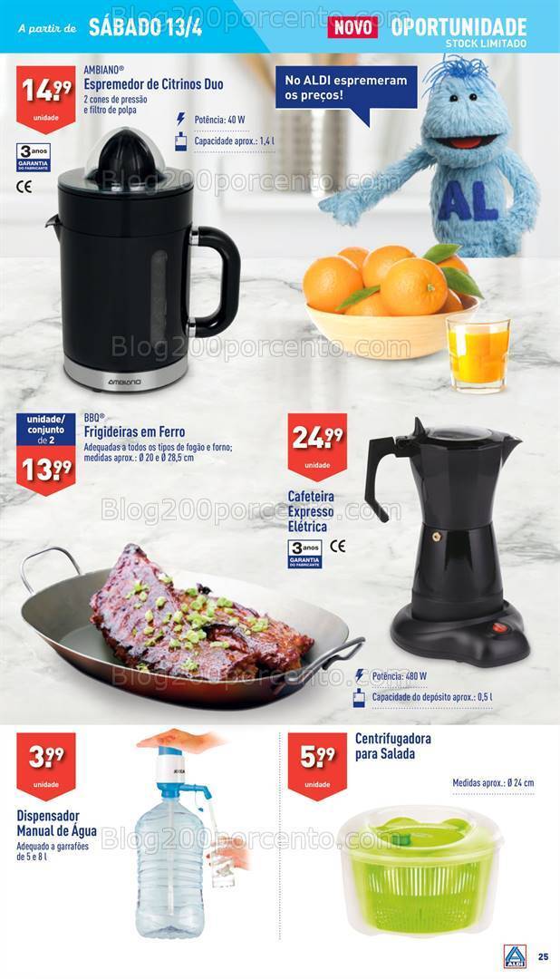 Antevisão Folheto ALDI Promoções de 10 a 16 abril