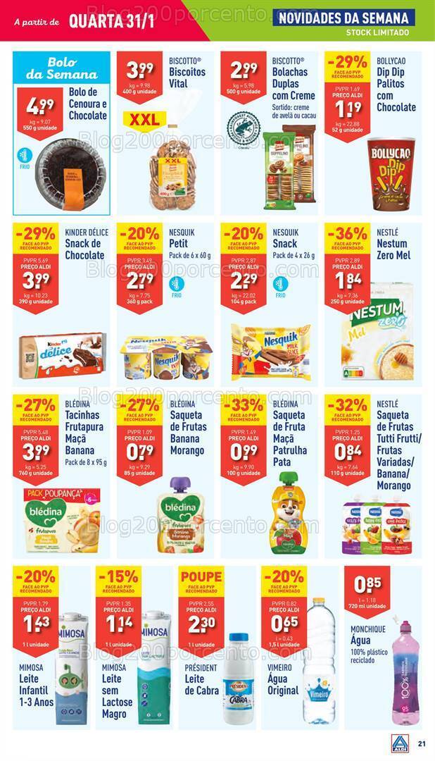 Antevisão Folheto ALDI Promoções 31 janeiro a 6 fevereiro