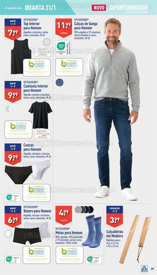 Antevisão Folheto ALDI Bazar Promoções a partir de 31 janeiro