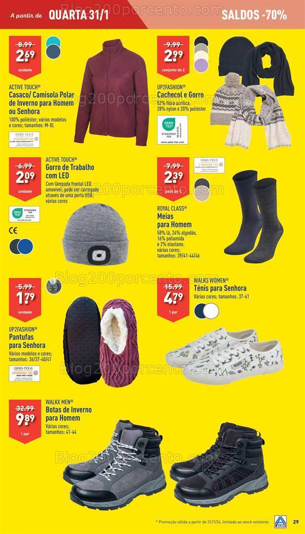 Antevisão Folheto ALDI Bazar Promoções a partir de 31 janeiro
