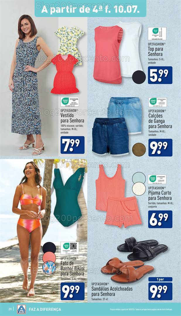 Antevisão Folheto ALDI Bazar Promoções de 10 a 16 julho