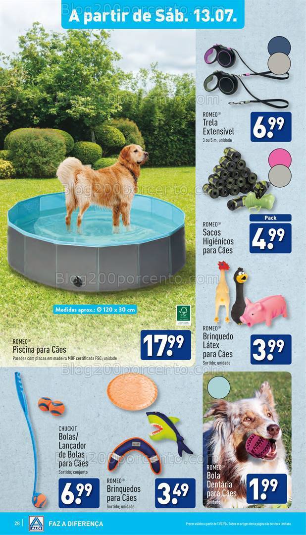 Antevisão Folheto ALDI Bazar Promoções de 10 a 16 julho