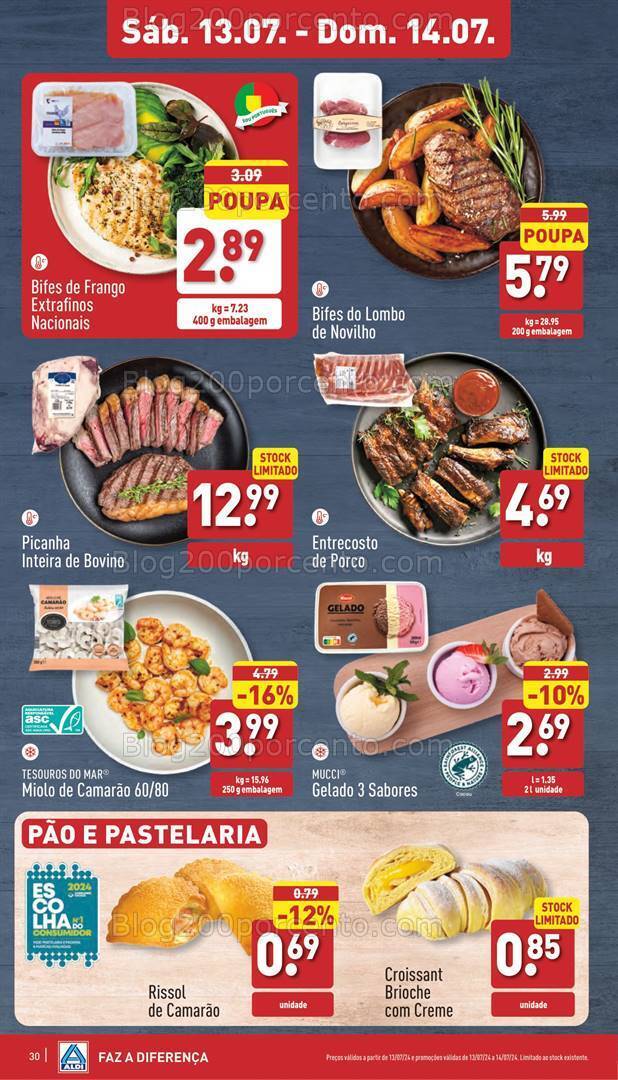 Antevisão Folheto ALDI Supermercado Promoções de 10 a 16 julho
