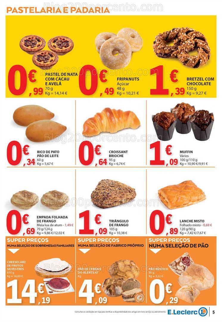 Antevisão Folheto E-LECLERC Semanal Promoções de 15 a 21 fevereiro
