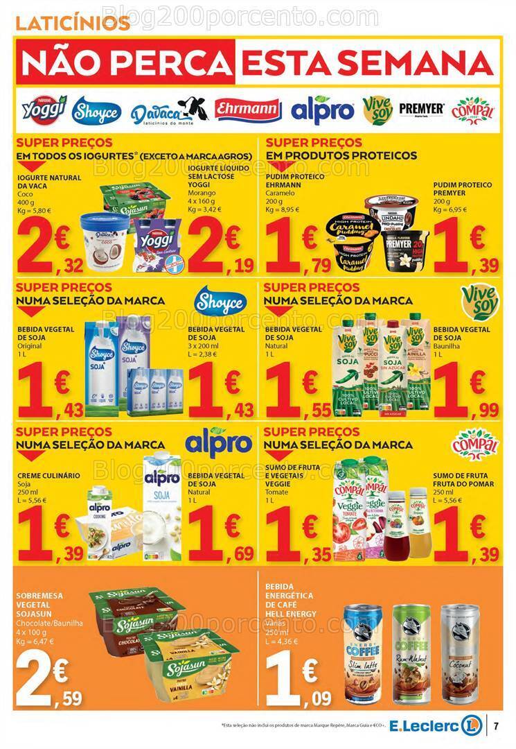 Antevisão Folheto E-LECLERC Semanal Promoções de 15 a 21 fevereiro