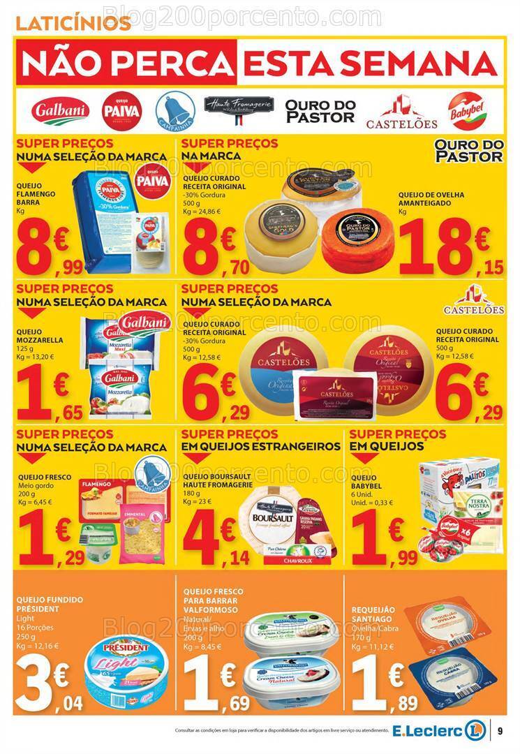 Antevisão Folheto E-LECLERC Semanal Promoções de 15 a 21 fevereiro