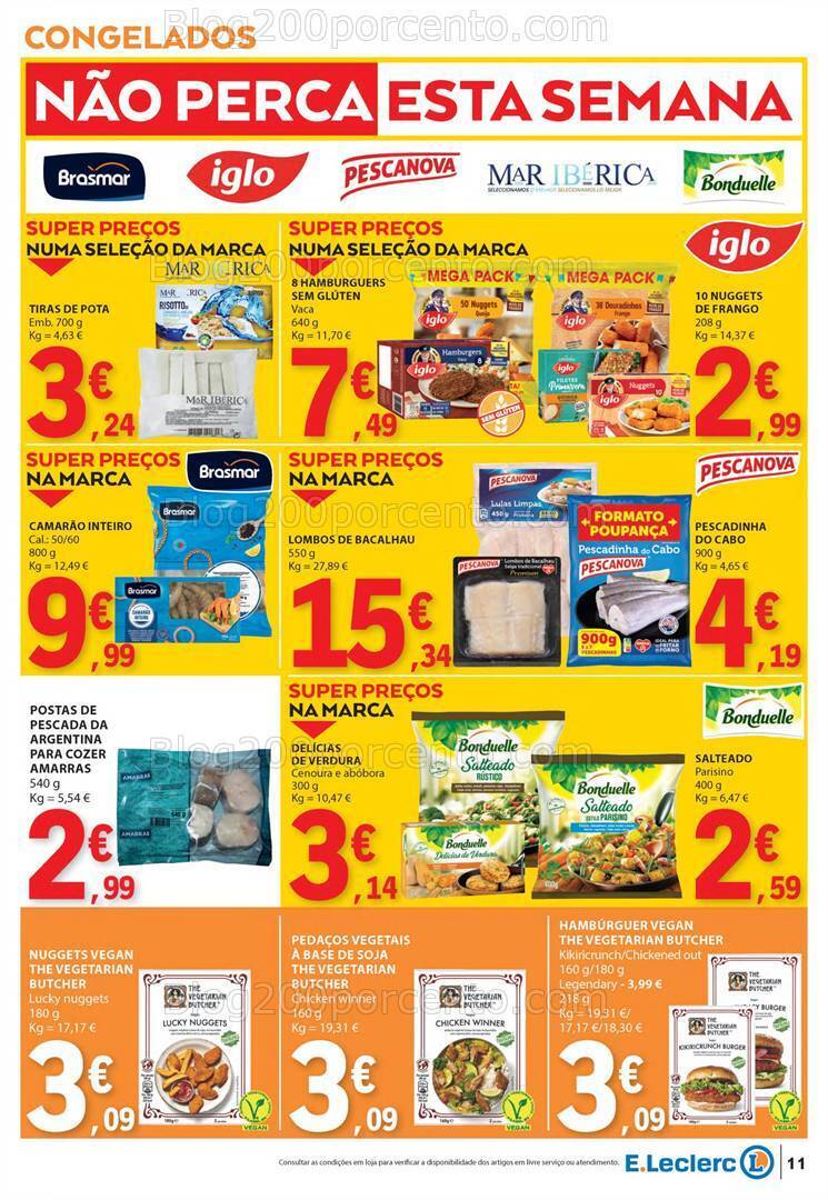 Antevisão Folheto E-LECLERC Semanal Promoções de 15 a 21 fevereiro