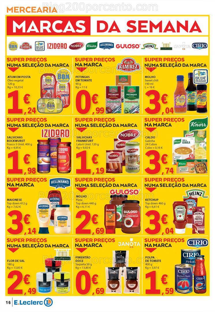 Antevisão Folheto E-LECLERC Semanal Promoções de 15 a 21 fevereiro