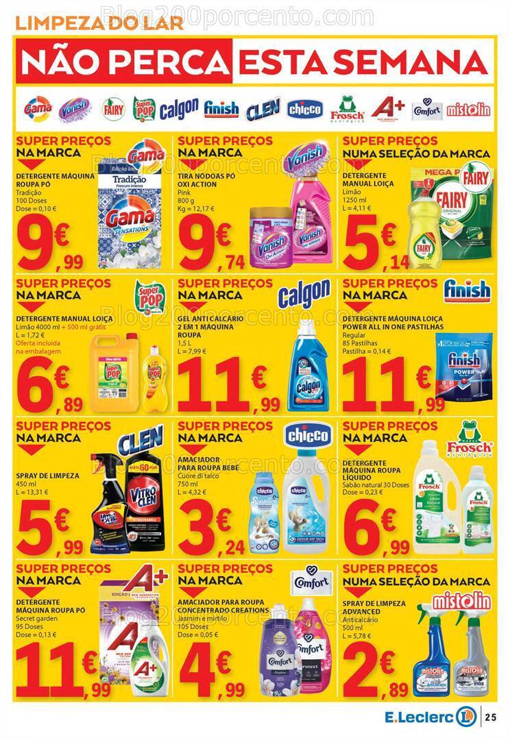 Antevisão Folheto E-LECLERC Semanal Promoções de 15 a 21 fevereiro