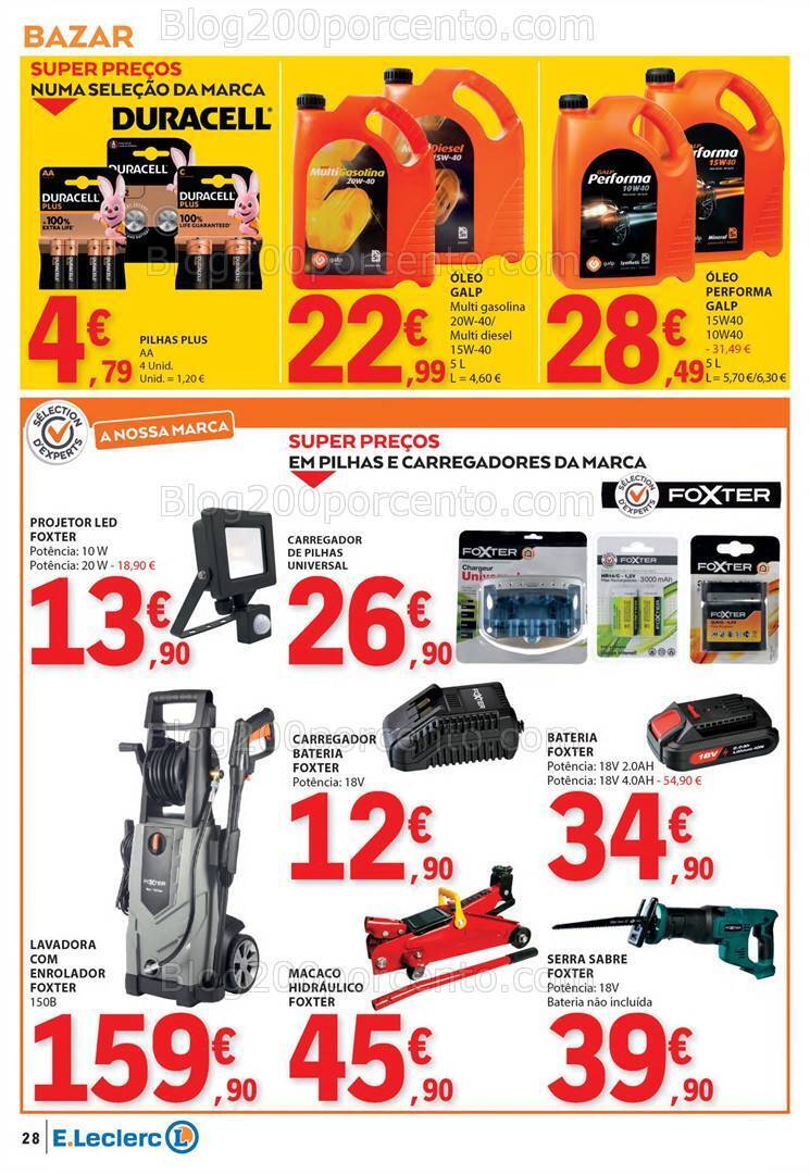 Antevisão Folheto E-LECLERC Semanal Promoções de 15 a 21 fevereiro
