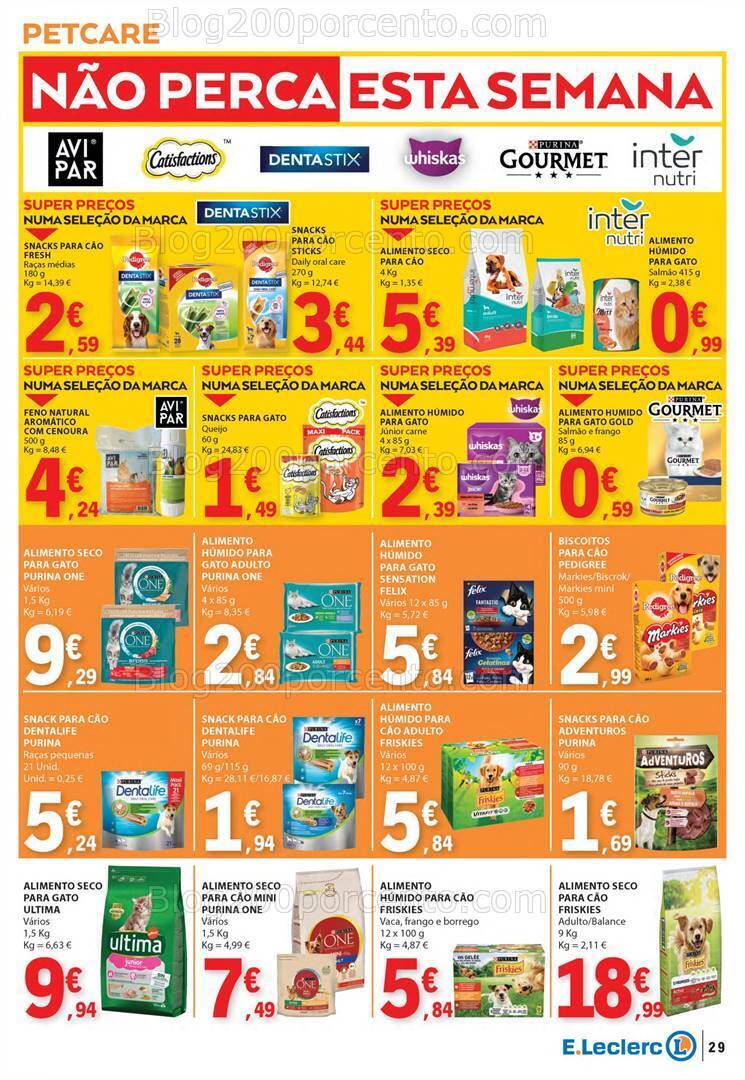 Antevisão Folheto E-LECLERC Semanal Promoções de 15 a 21 fevereiro