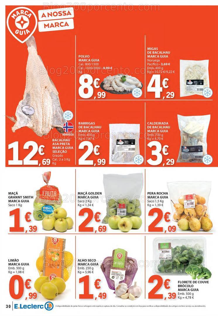 Antevisão Folheto E-LECLERC Semanal Promoções de 15 a 21 fevereiro