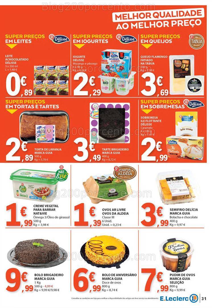 Antevisão Folheto E-LECLERC Semanal Promoções de 15 a 21 fevereiro