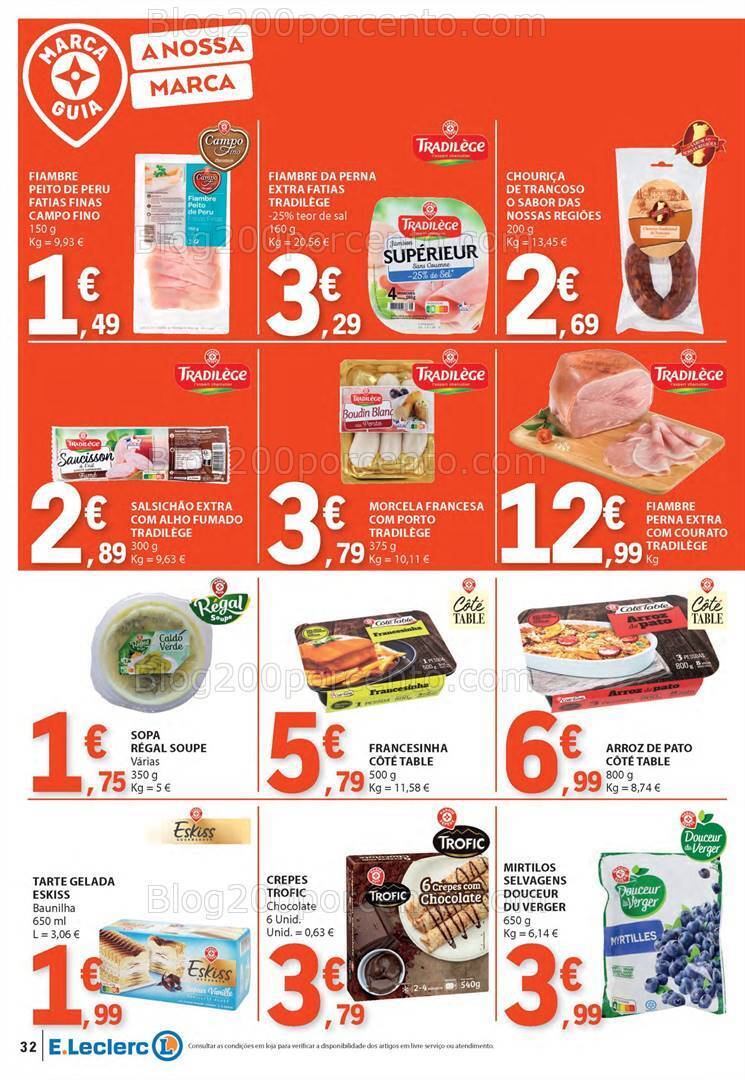 Antevisão Folheto E-LECLERC Semanal Promoções de 15 a 21 fevereiro