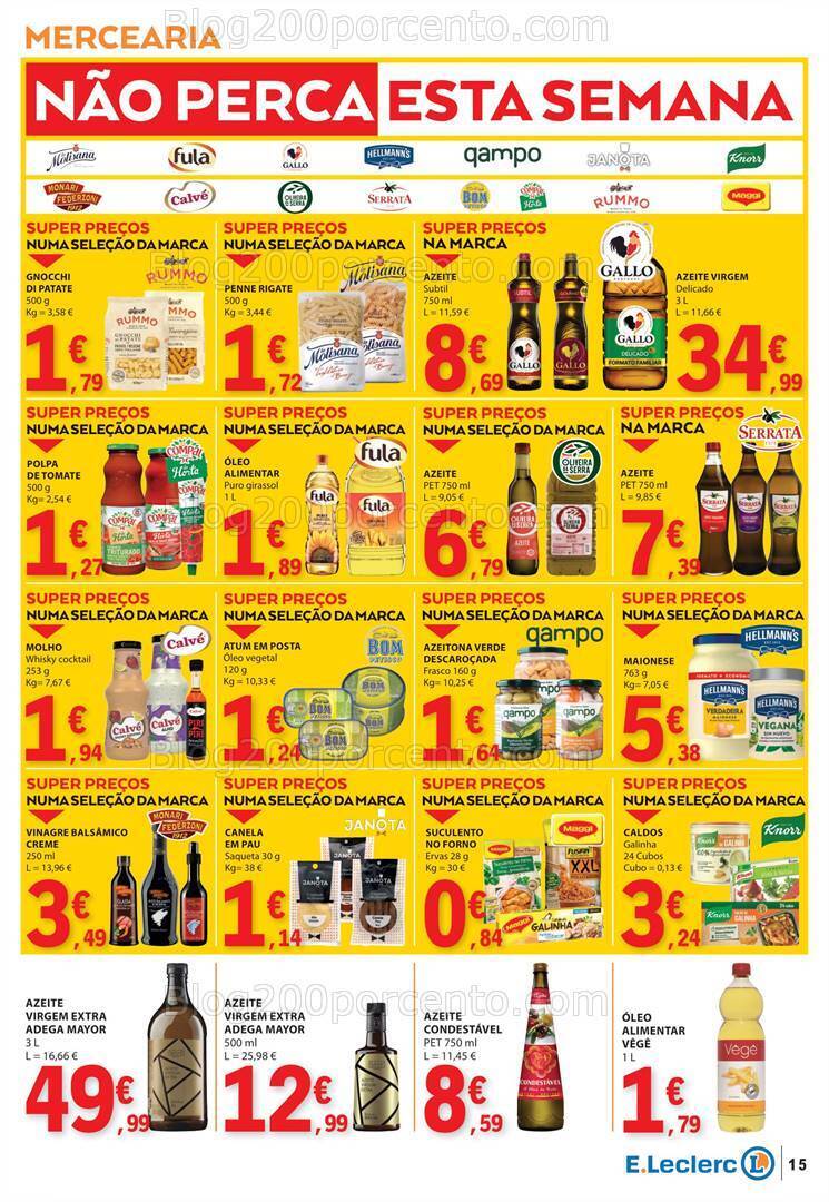 Antevisão Folheto E-LECLERC Promoções de 2 a 10 abril