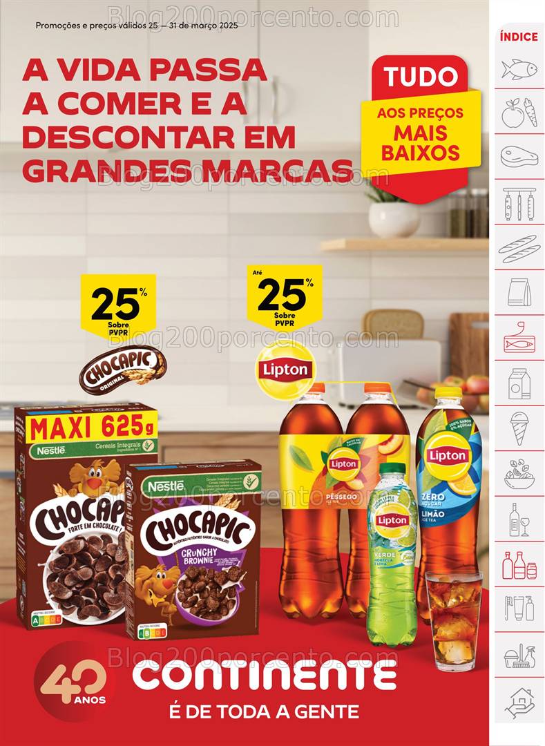 Antevisão Folheto CONTINENTE Promoções de 25 a 31 abril