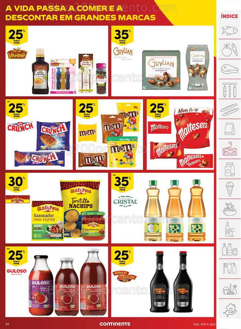 Antevisão Folheto CONTINENTE Promoções de 25 a 31 abril