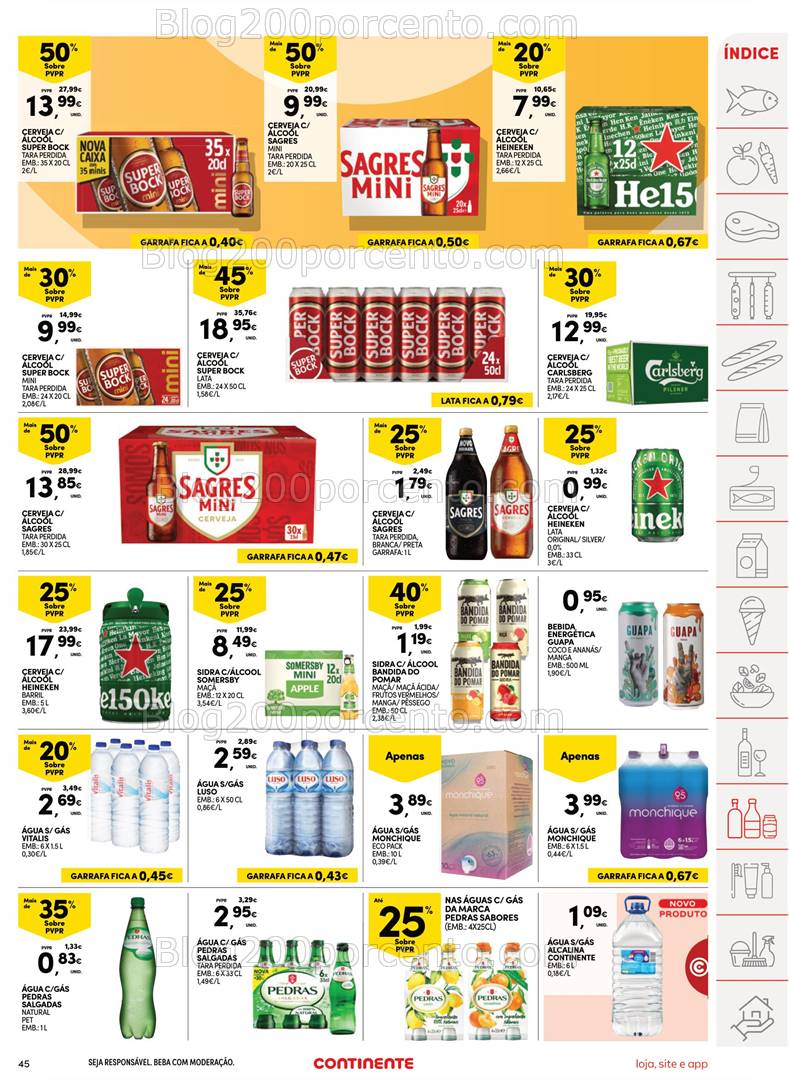 Antevisão Folheto CONTINENTE Promoções de 25 a 31 abril