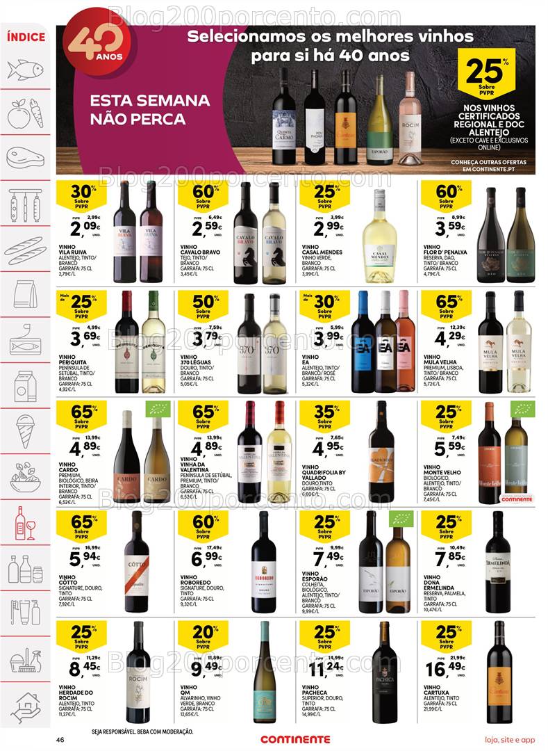 Antevisão Folheto CONTINENTE Promoções de 25 a 31 abril