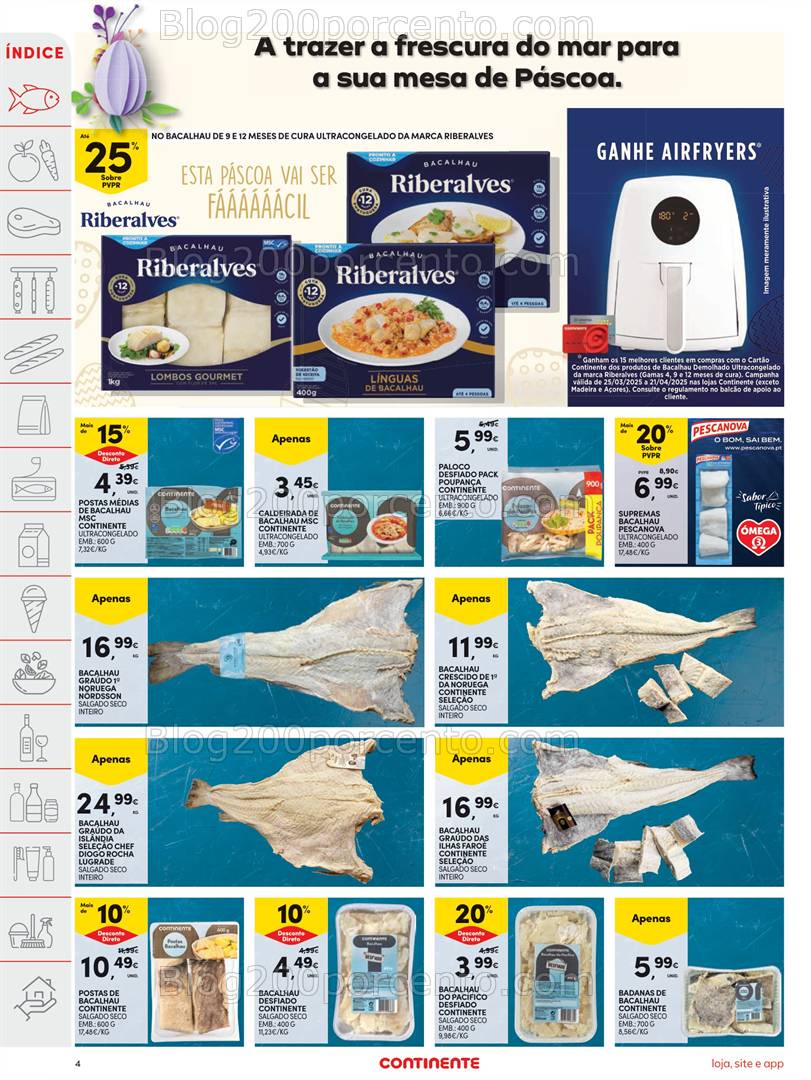 Antevisão Folheto CONTINENTE Promoções de 1 a 7 abril