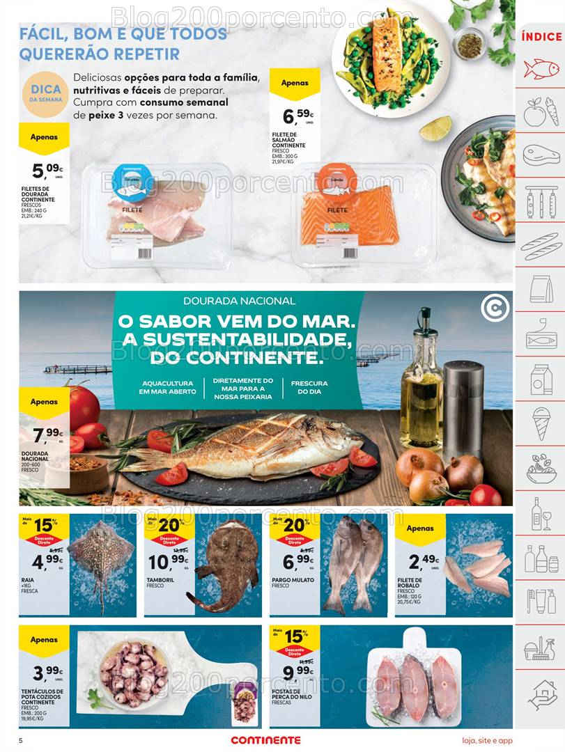 Antevisão Folheto CONTINENTE Promoções de 1 a 7 abril