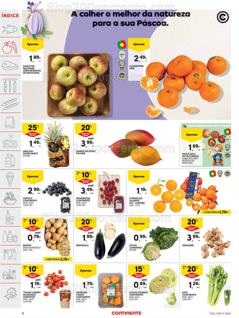 Antevisão Folheto CONTINENTE Promoções de 1 a 7 abril