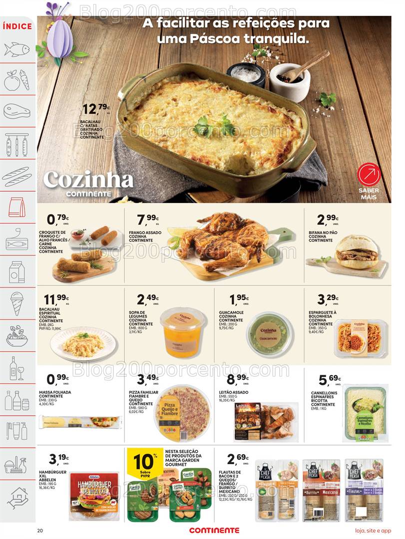 Antevisão Folheto CONTINENTE Promoções de 1 a 7 abril
