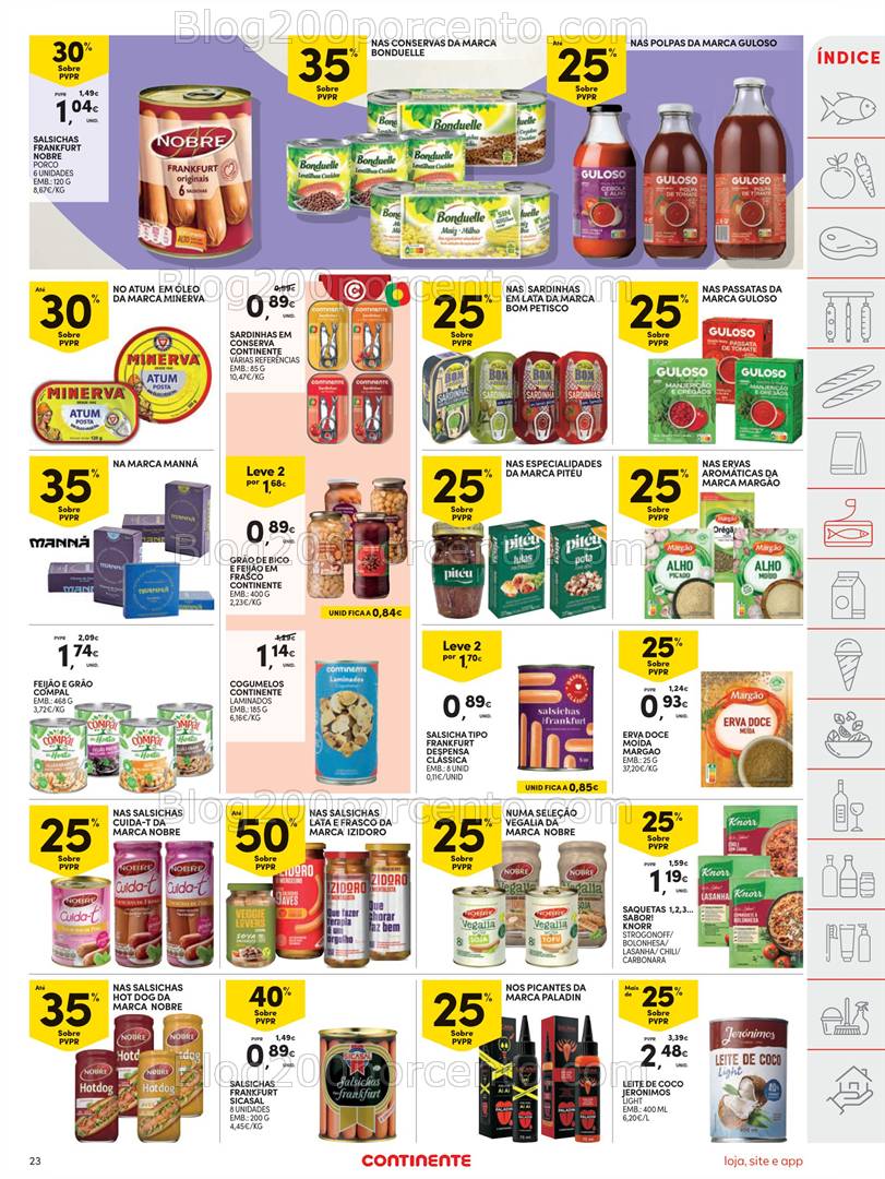 Antevisão Folheto CONTINENTE Promoções de 1 a 7 abril