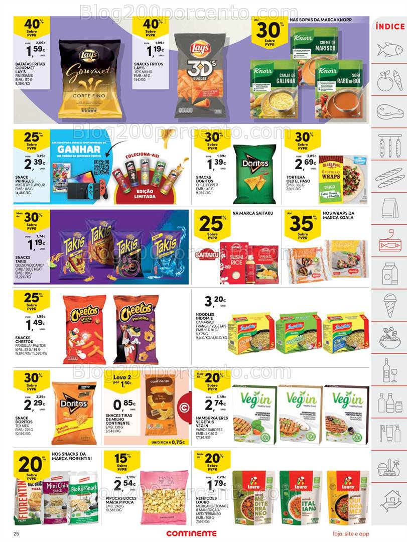 Antevisão Folheto CONTINENTE Promoções de 1 a 7 abril