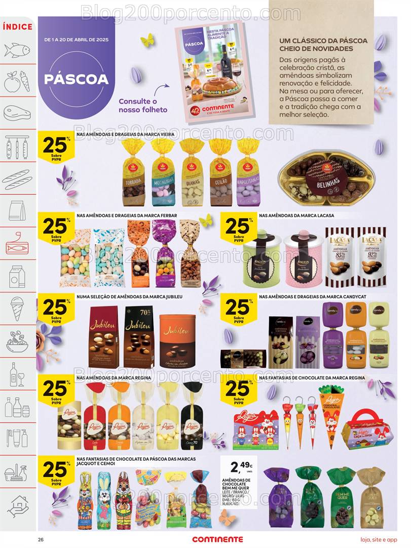 Antevisão Folheto CONTINENTE Promoções de 1 a 7 abril