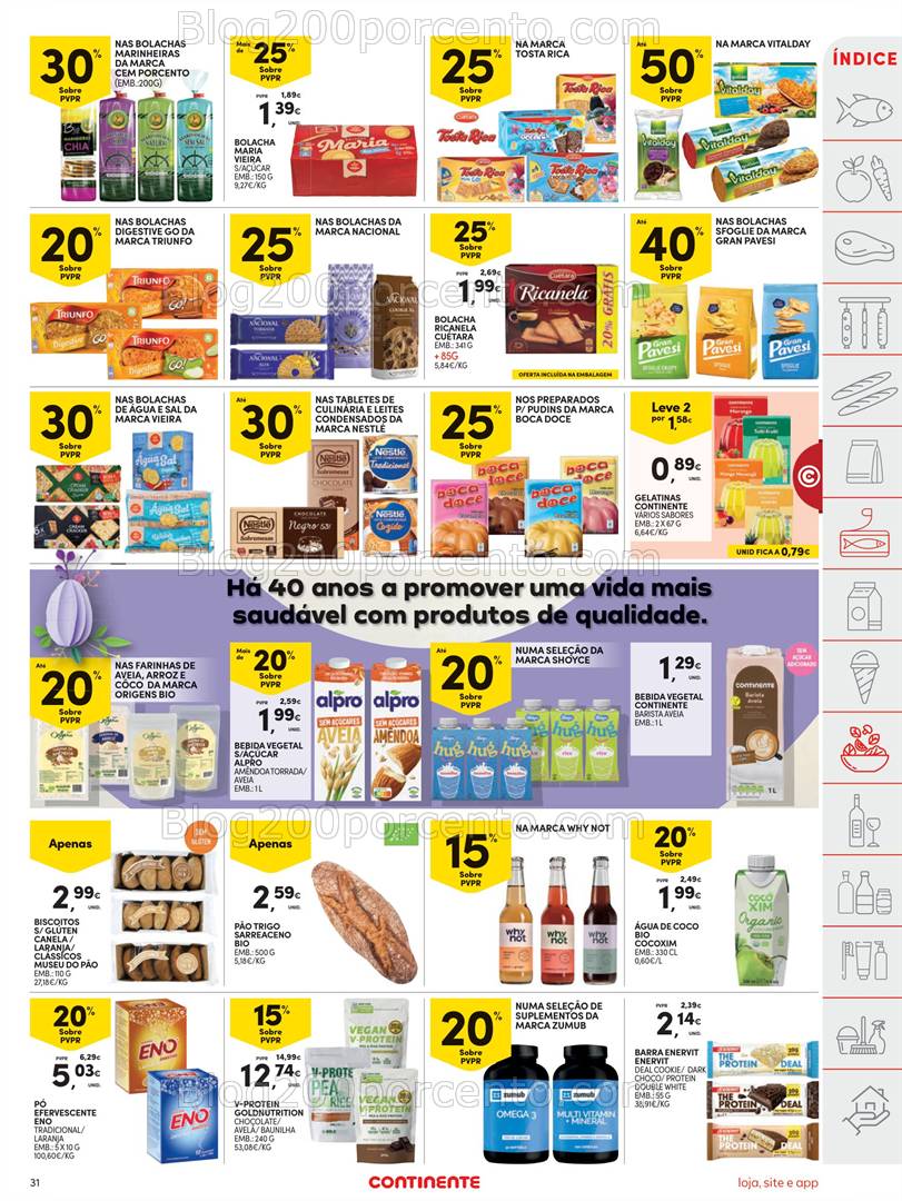 Antevisão Folheto CONTINENTE Promoções de 1 a 7 abril