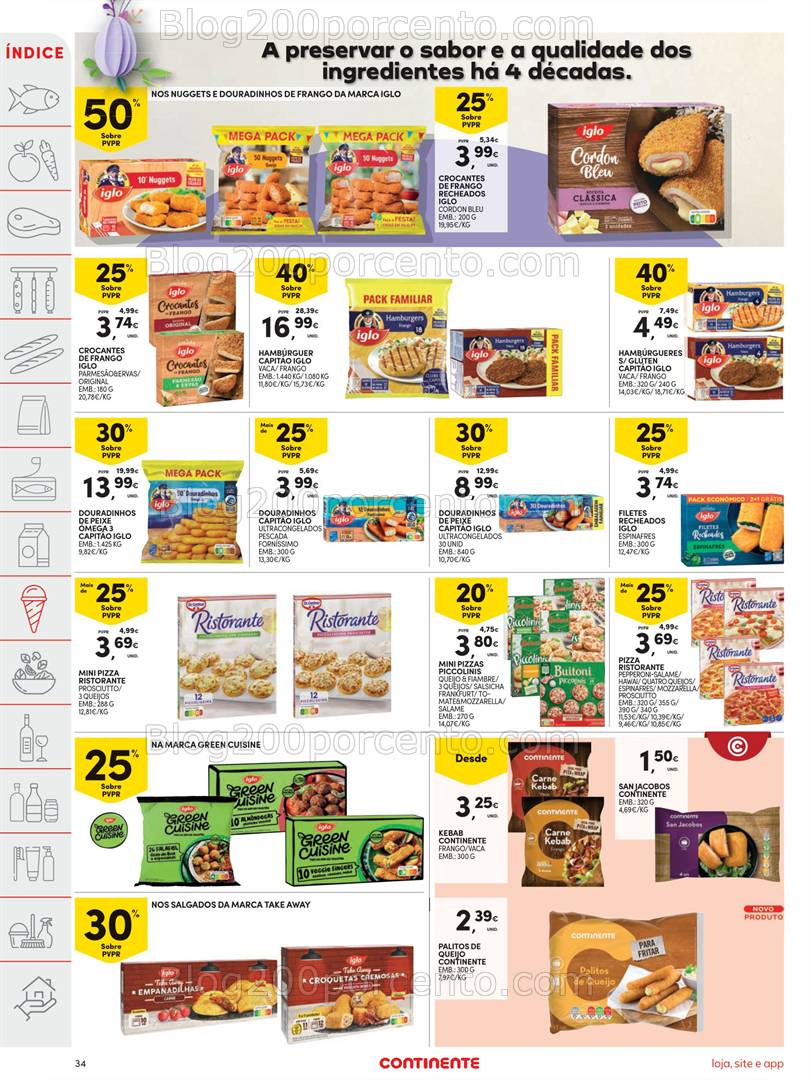 Antevisão Folheto CONTINENTE Promoções de 1 a 7 abril