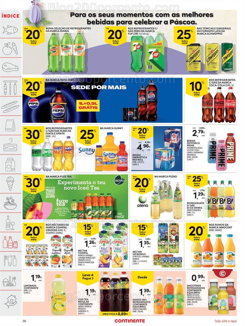 Antevisão Folheto CONTINENTE Promoções de 1 a 7 abril