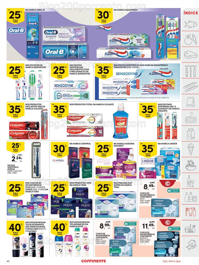 Antevisão Folheto CONTINENTE Promoções de 1 a 7 abril