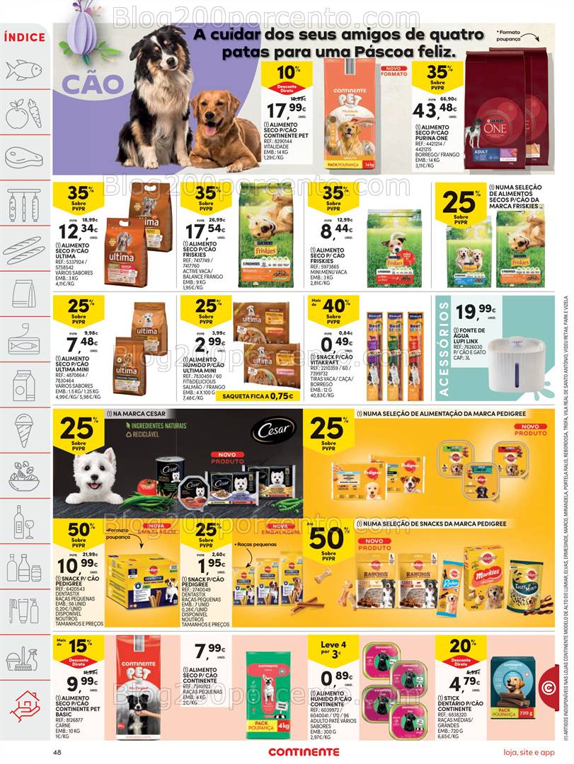 Antevisão Folheto CONTINENTE Promoções de 1 a 7 abril