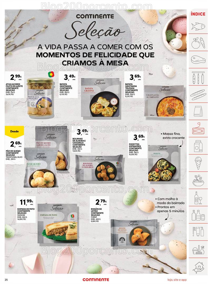 Antevisão Folheto CONTINENTE Promoções de 8 a 14 abril